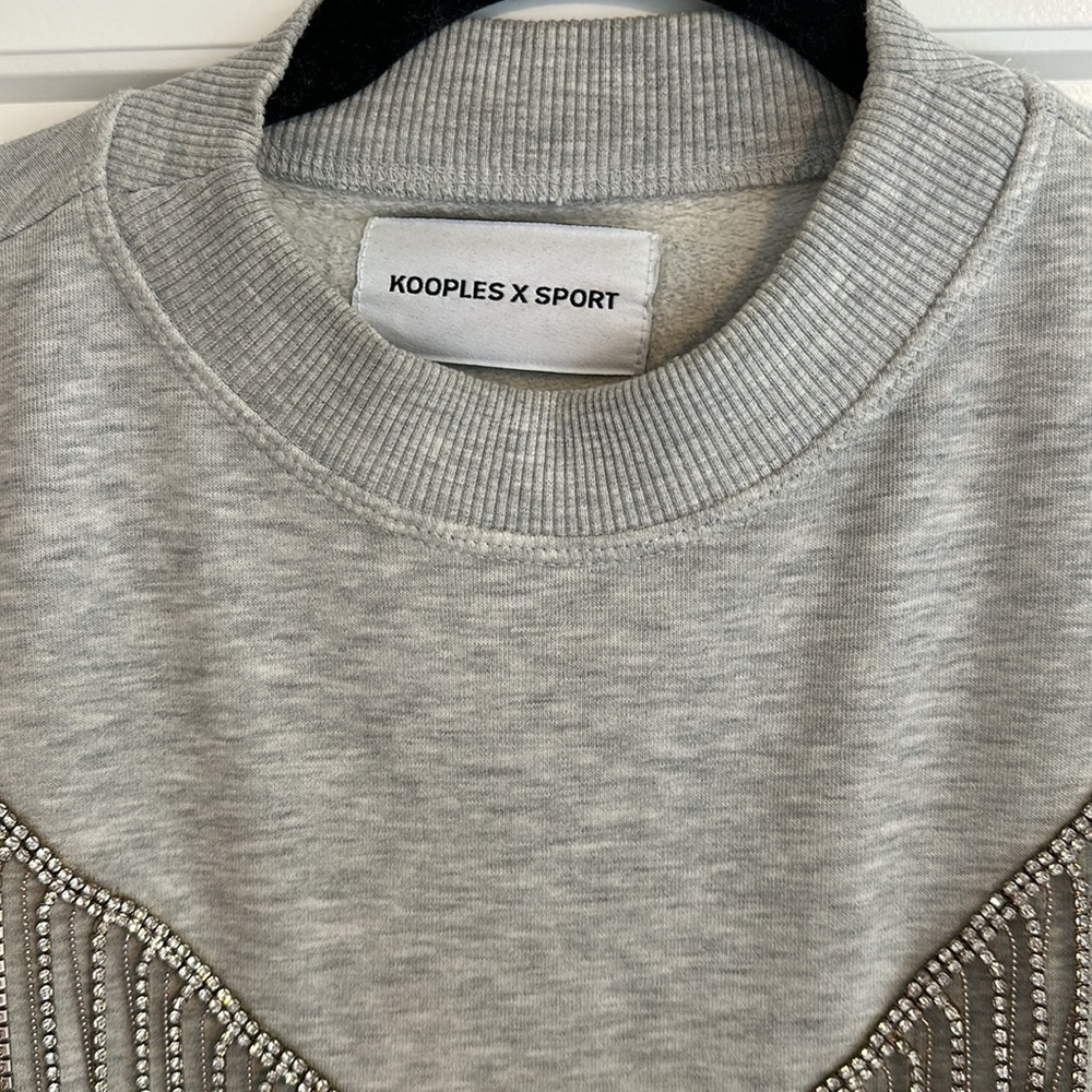 Kooples Rhinestone Sweatshirt - Picture 3 of 10